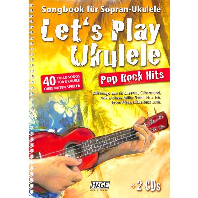 Let's play Ukulele - Pop Rock Hits (+2 CD's +DVD)