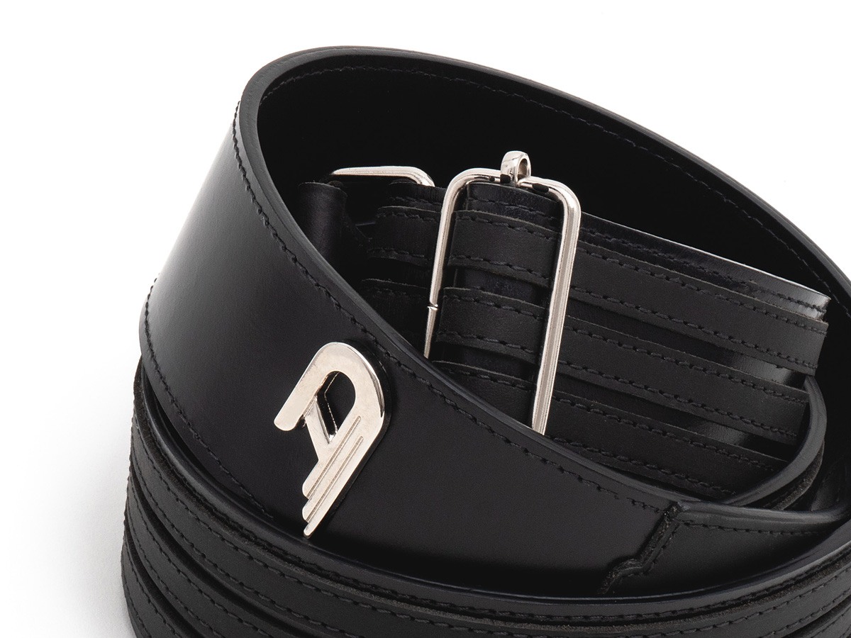 Duesenberg Gitarrengurt 3-Step Strap Custom Stripes Black/Black