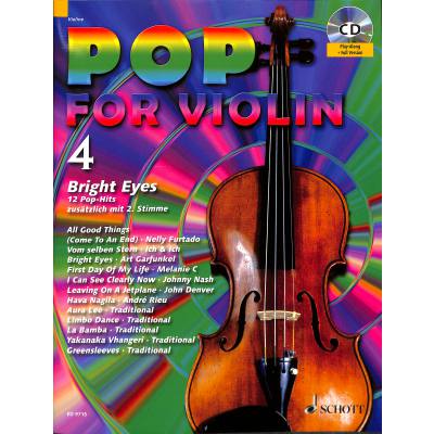 Pop for Violin 4 - Bright eyes - 12 Pop Hits