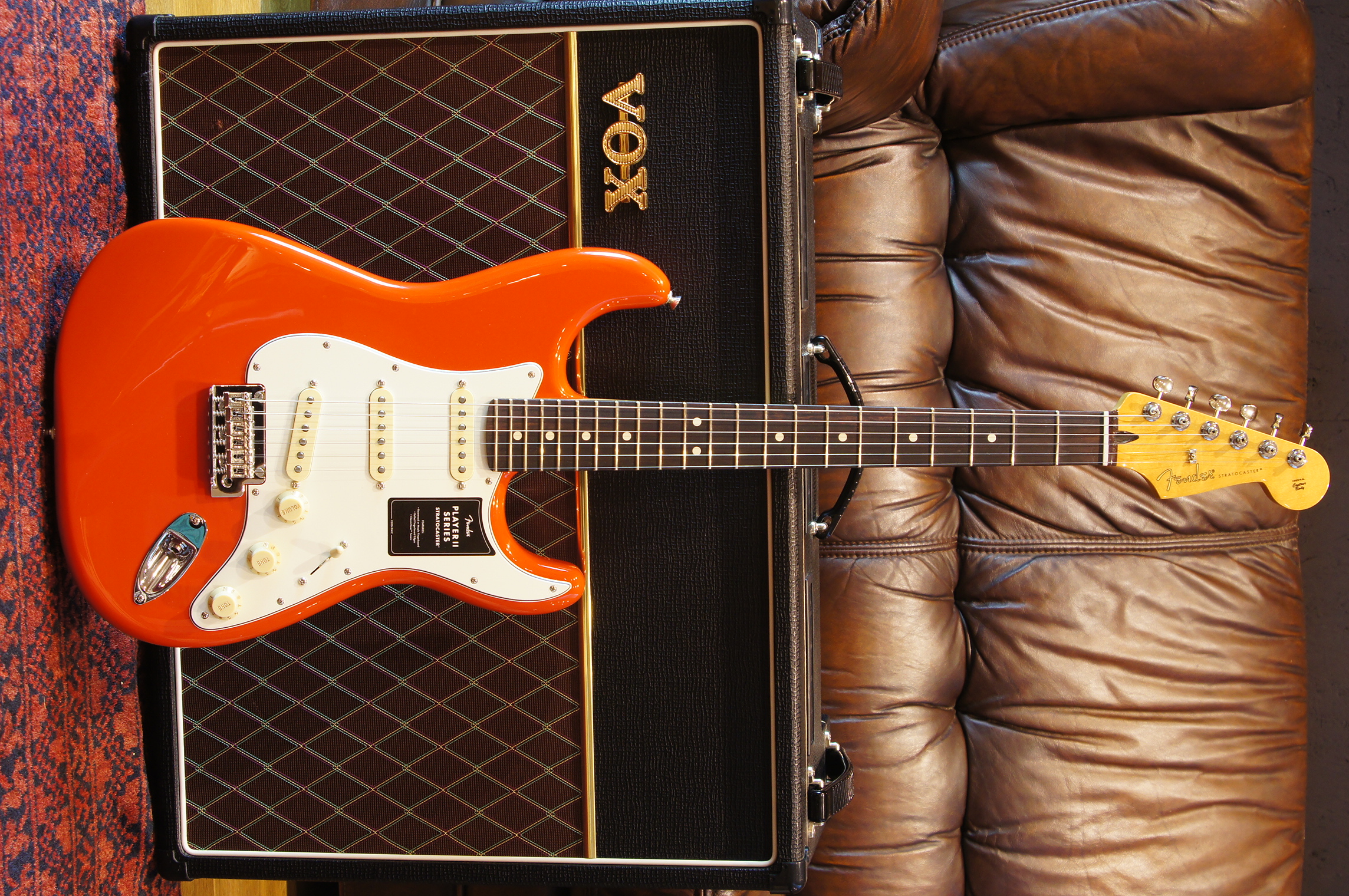 Fender  Player II Stratocaster®, Rosewood Fingerboard, Coral Red