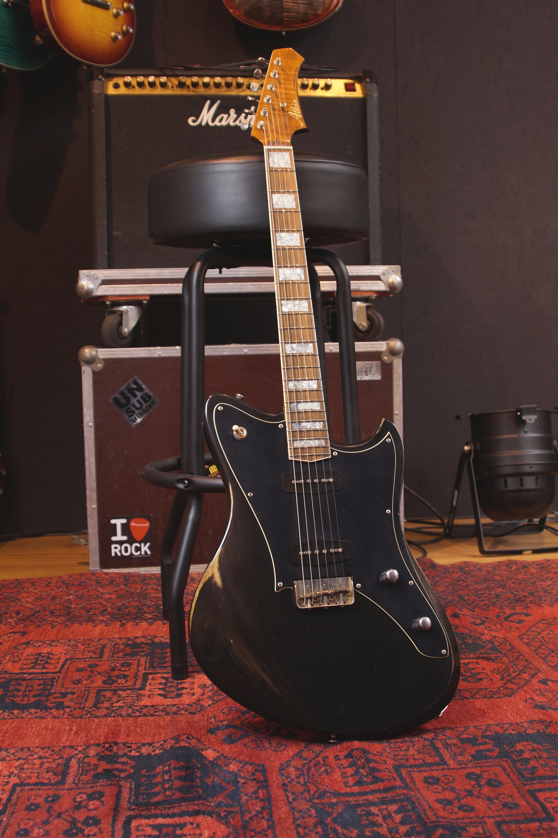 Atkin Electric Mindhorn Deluxe black aged