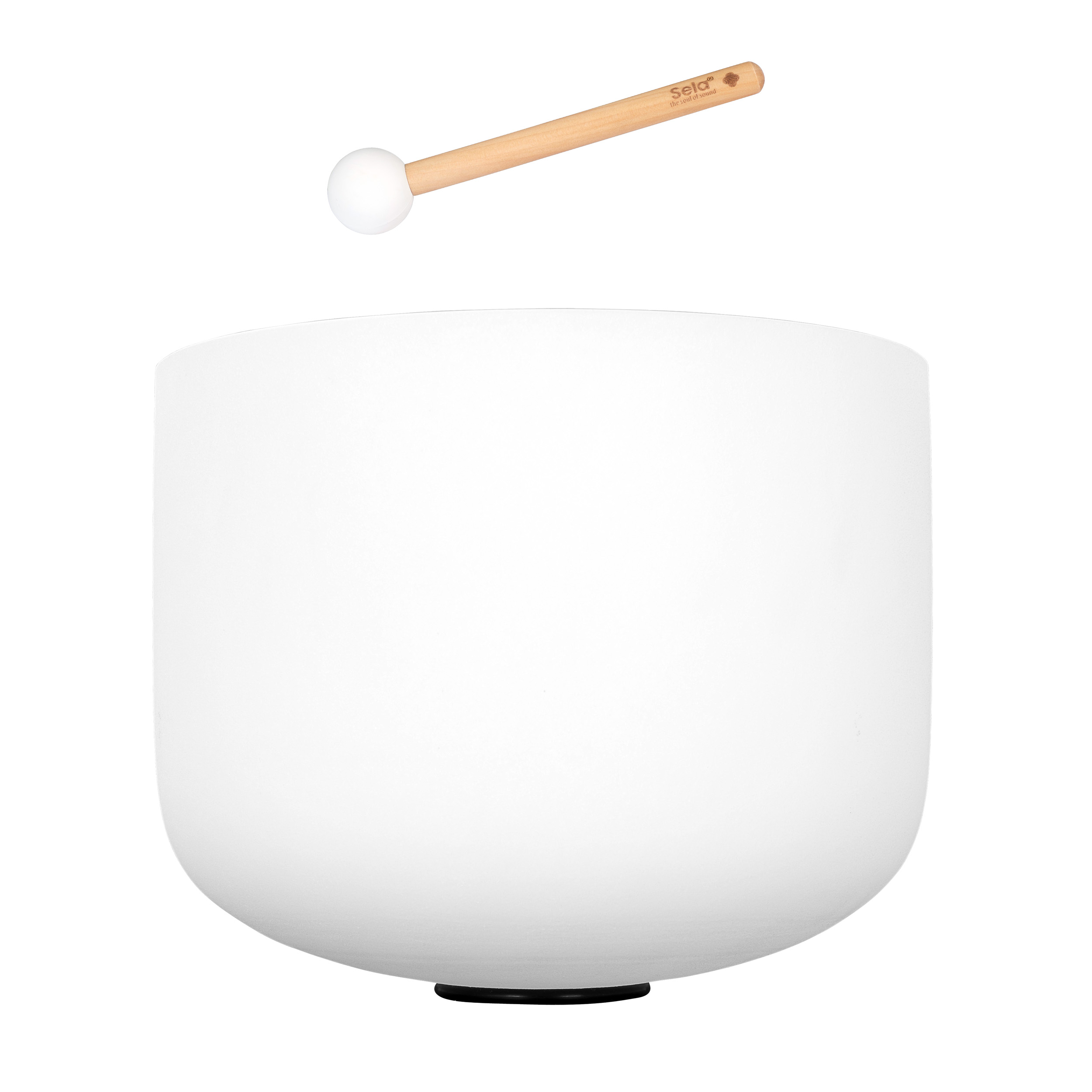 Sela 14" Crystal Singing Bowl Frosted 440 Hz in C