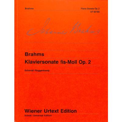 Brahms - Sonate Fis-Moll OP 2