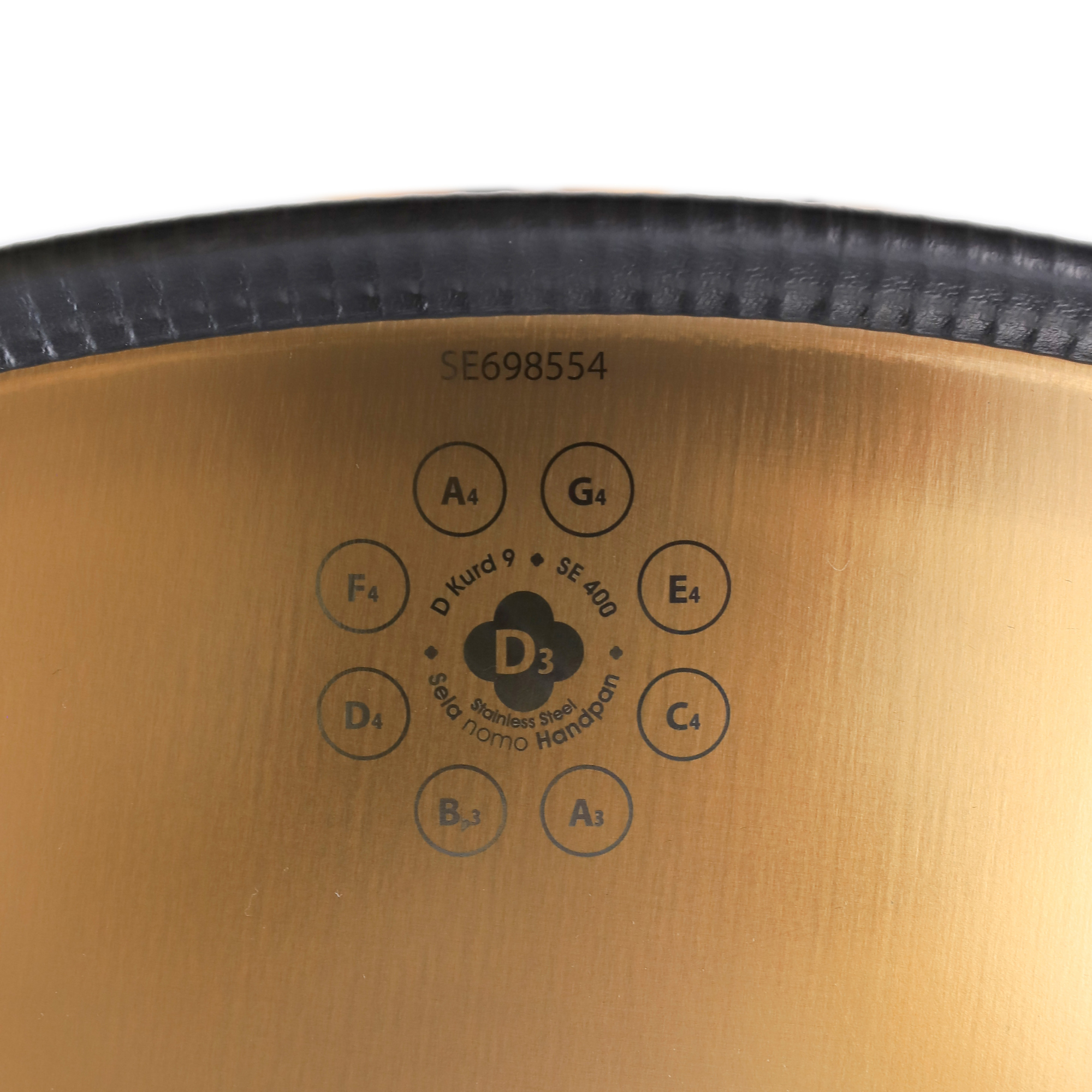 Sela Nomo Handpan D Kurd 9 - Edelstahl