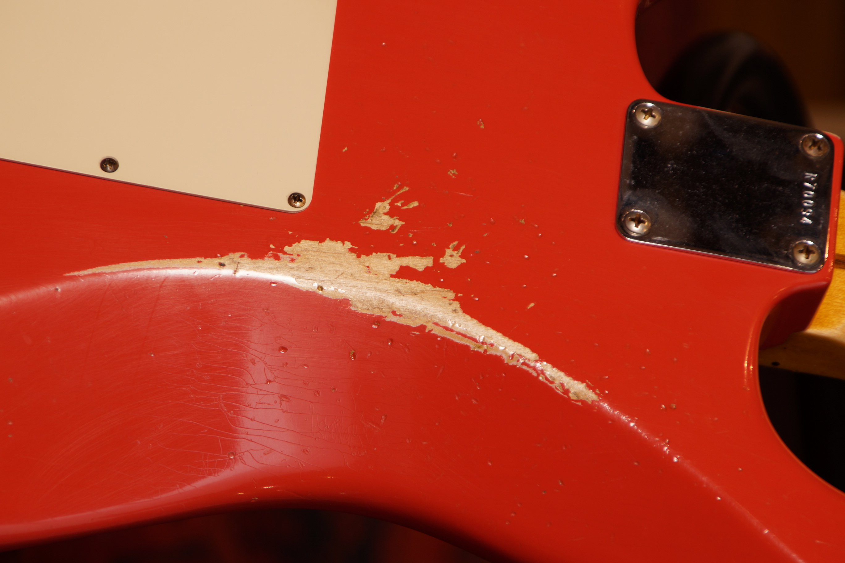 Fender Custom Shop Stratocaster 1956 Fiesta Red Relic BJ.2013 Gebraucht