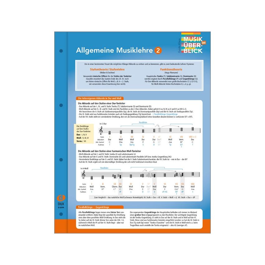 Allgemeine Musiklehre 2