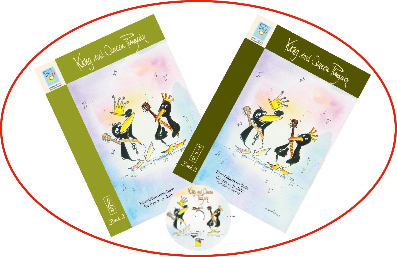 Reinhold Lehmuth - King Pinguin Band 2 Bundle - Noten und Tabulatur mit CD