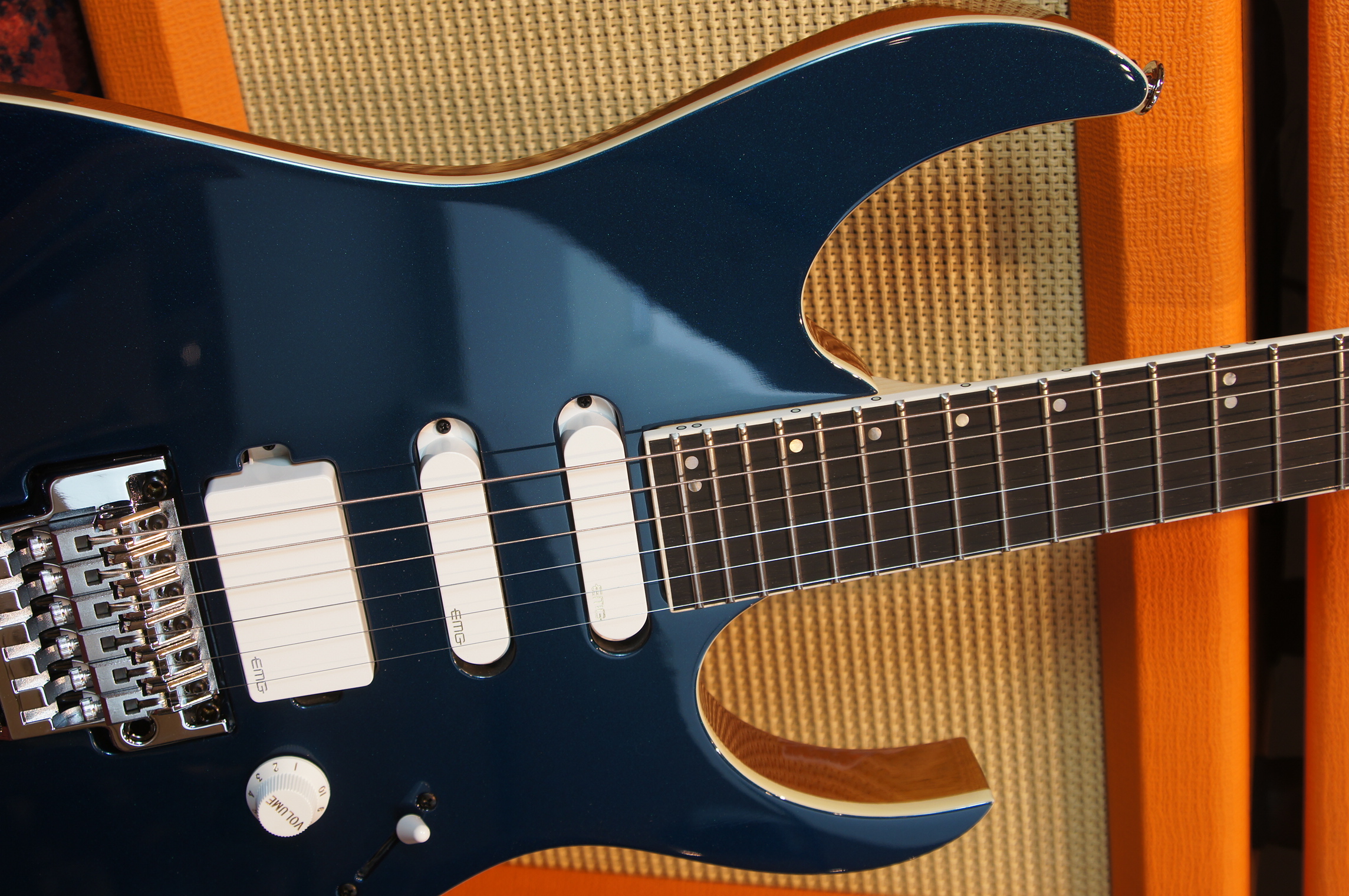 IBANEZ Prestige RG5440C-DFM E-Gitarre 6-String - Deep Forest Green Metallic + Koffer