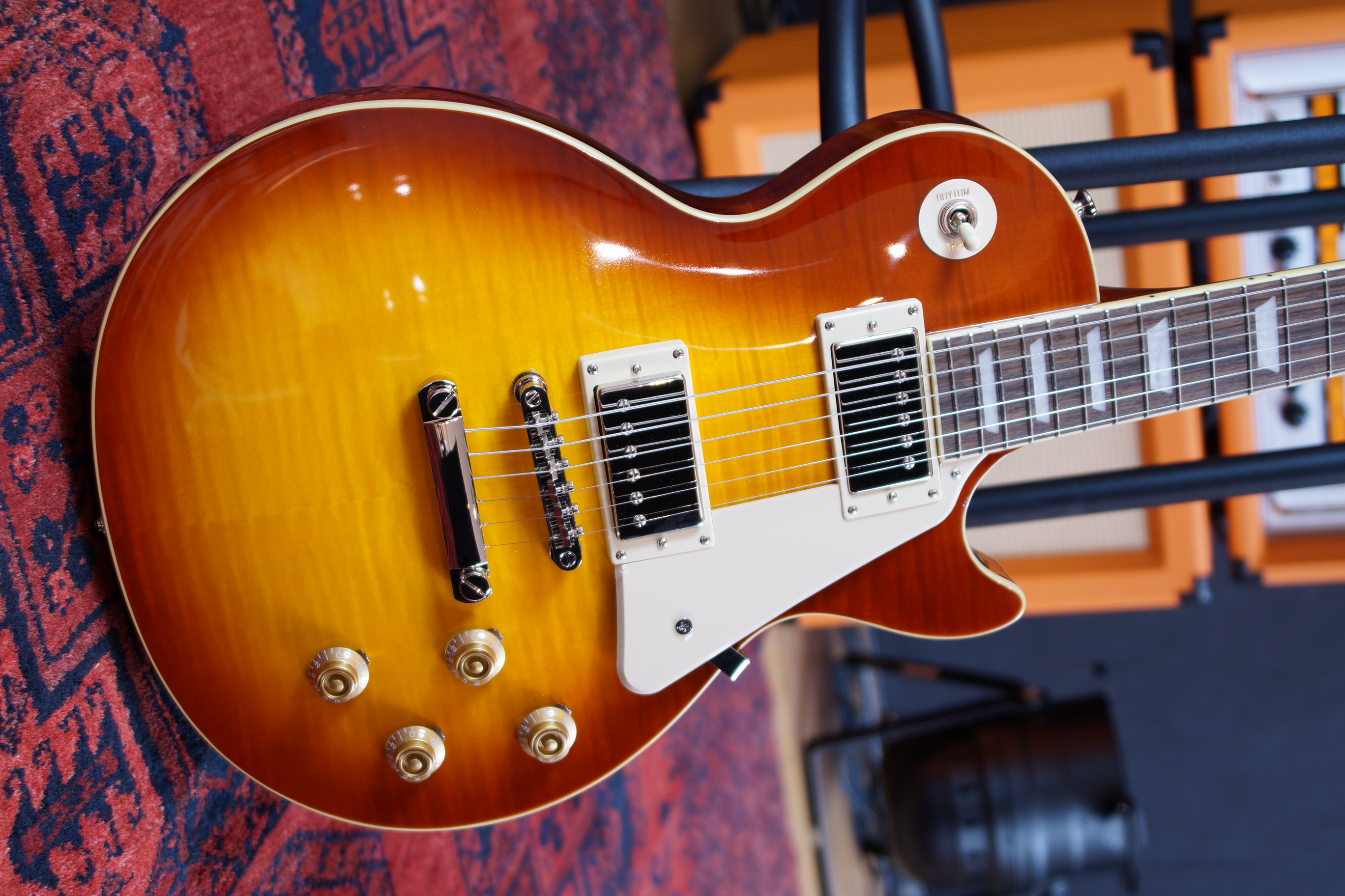 Epiphone Les Paul Standard 50s  Washed Cherry Sunburst inklusive Tasche