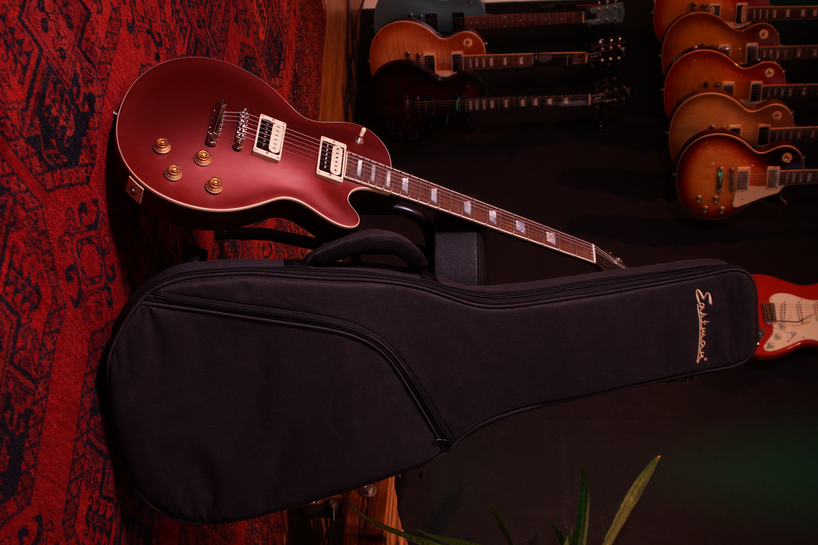 Eastman SB59/S-BR Burgundy Red Satin