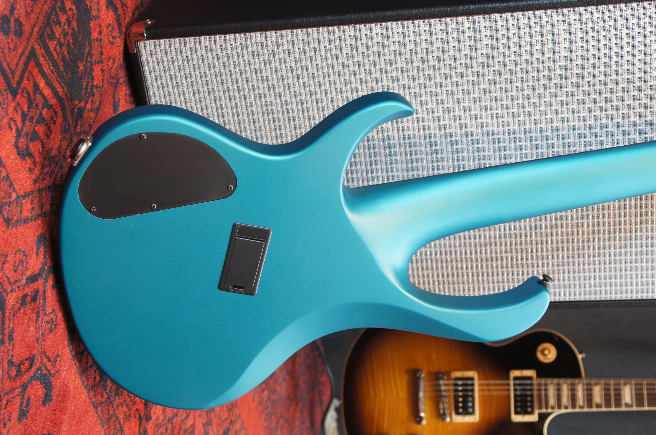 IBANEZ BTB 605 MSCE Bass Workshop 5-Str. Cerulean Aura Burst Matte, incl. Case - B-Stock