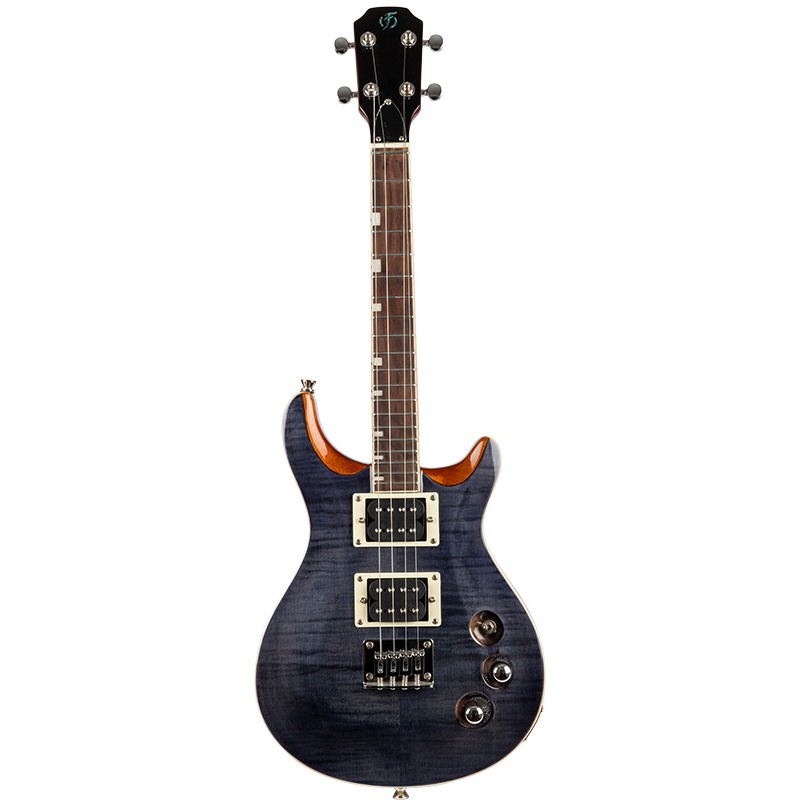 Flight Electric Ukulele Vanguard Tenor Trans Black