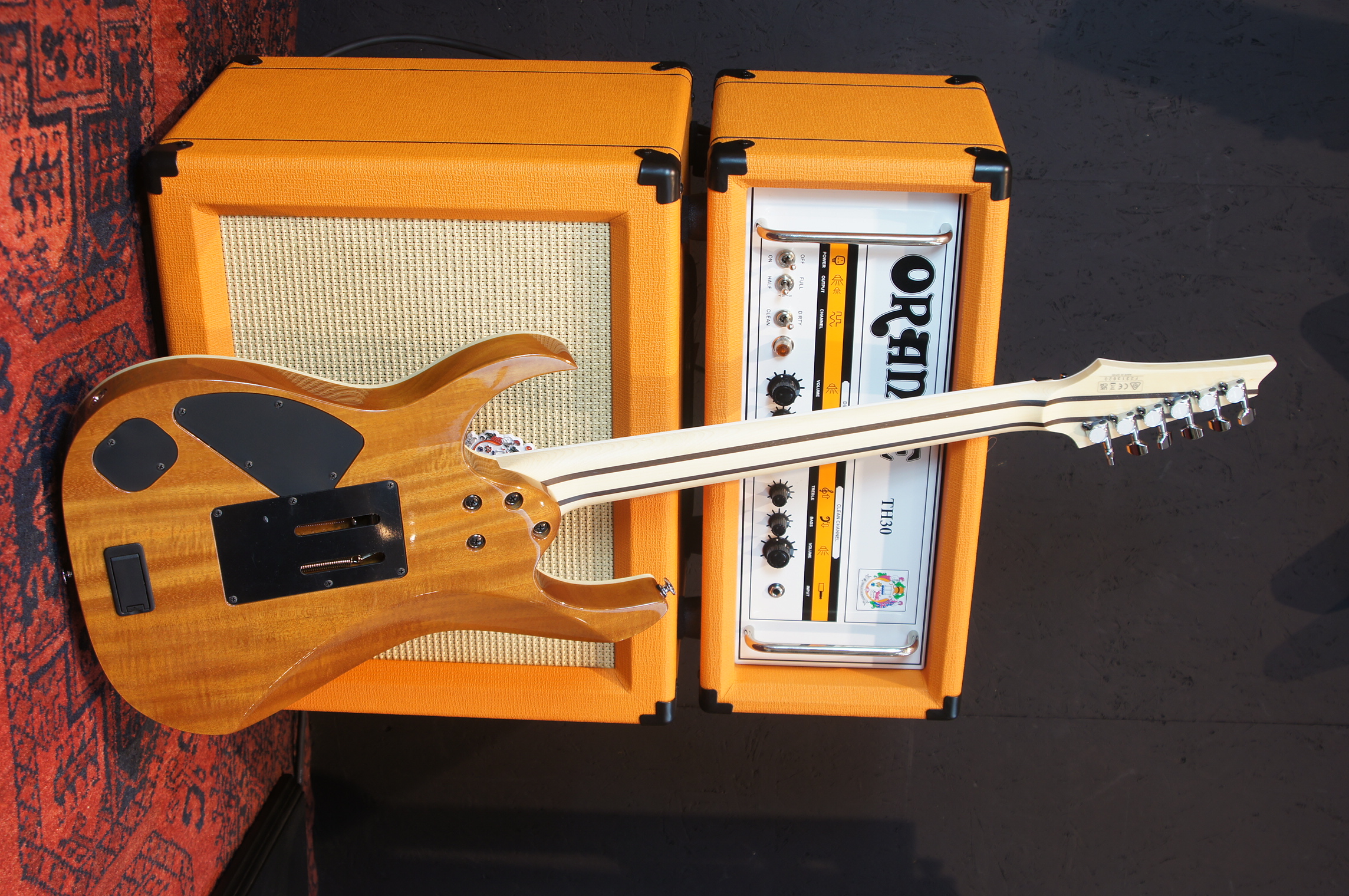 IBANEZ Prestige RG5440C-DFM E-Gitarre 6-String - Deep Forest Green Metallic + Koffer