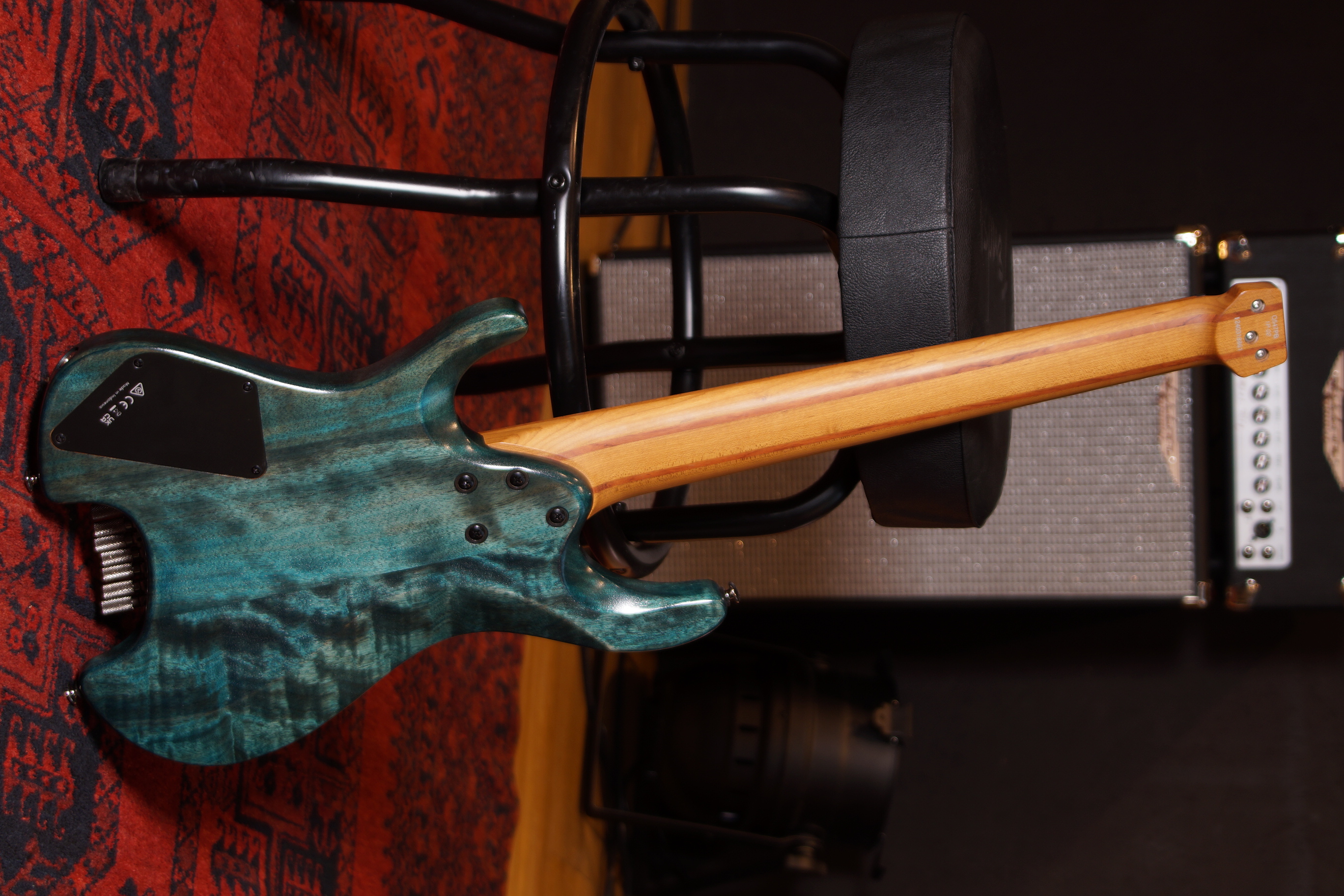 Ibanez Quest Q547PB-COL Cosmic Blue Low Gloss inklusive Tasche - B-Stock