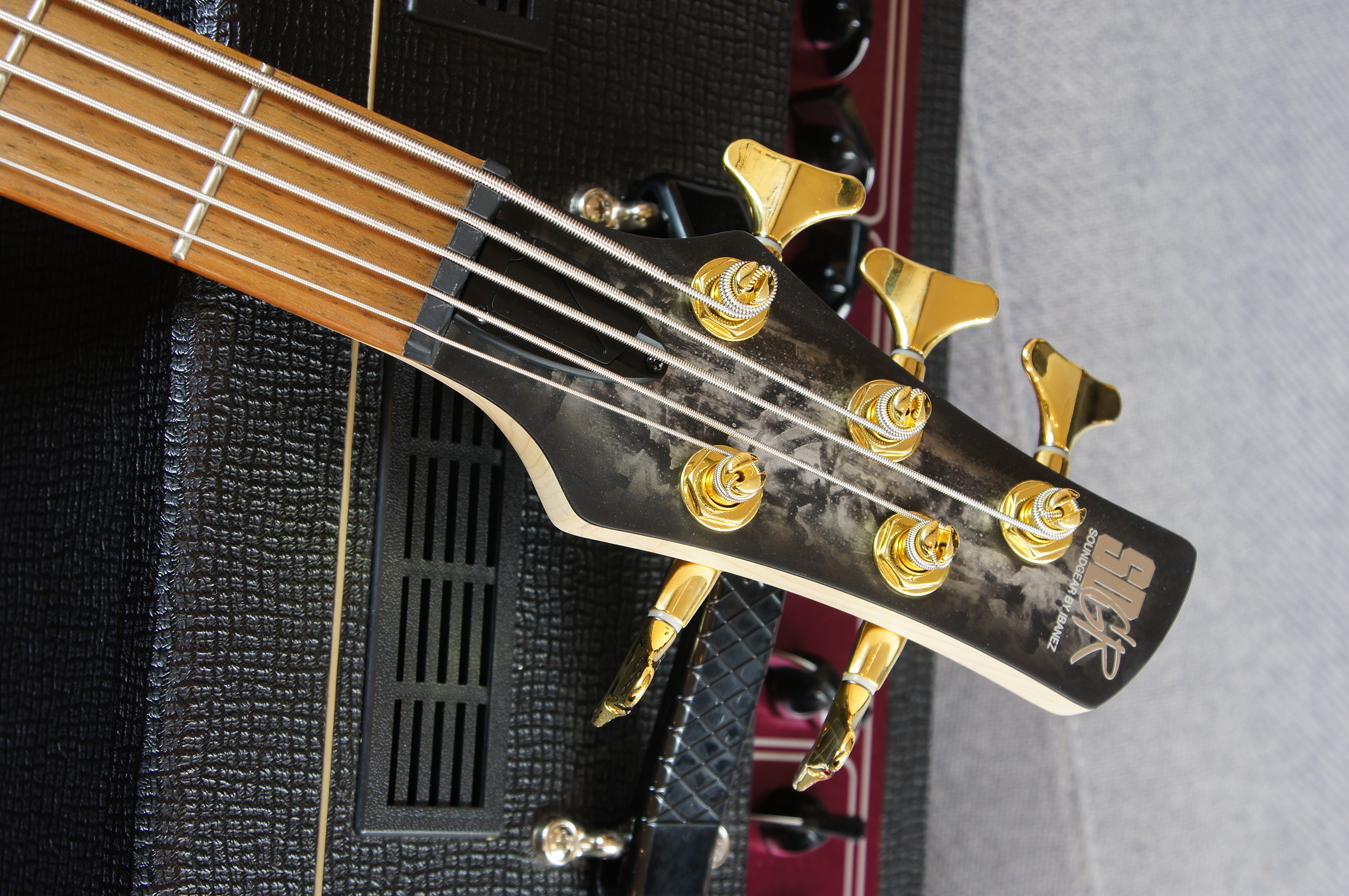 IBANEZ SR 5-Str Black Ice Frozen Matte