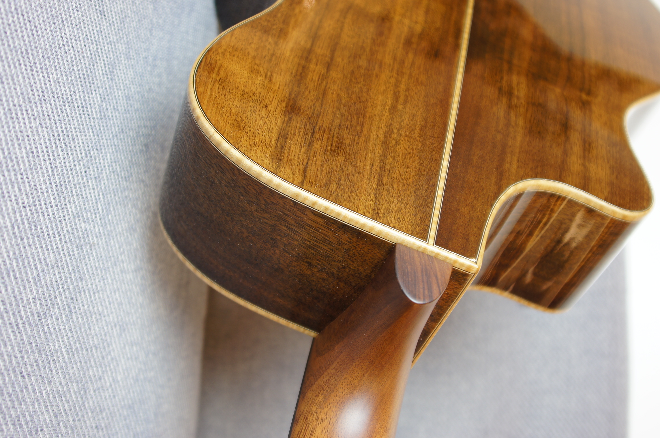 BSG Apro 35 F - Curly Laurel / Fichte mit MISI Trio Air Tonabnehmer