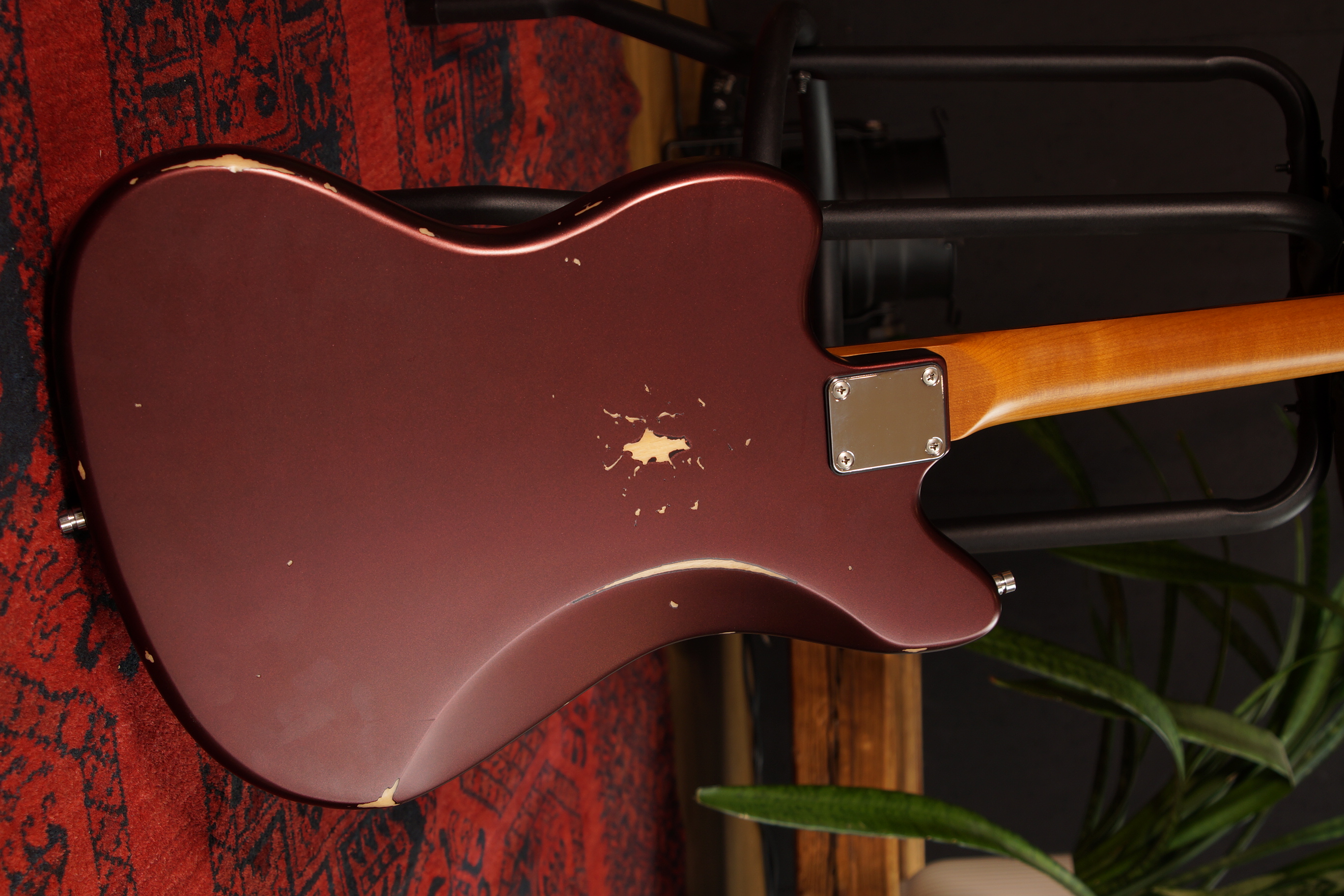 Patina Guitars PJ-6 OX B R Oxblood Relic