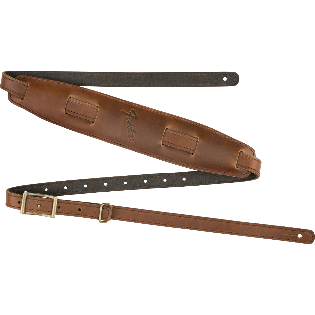 Fender Gitarrengurt Mustang Saddle Strap, Cognac