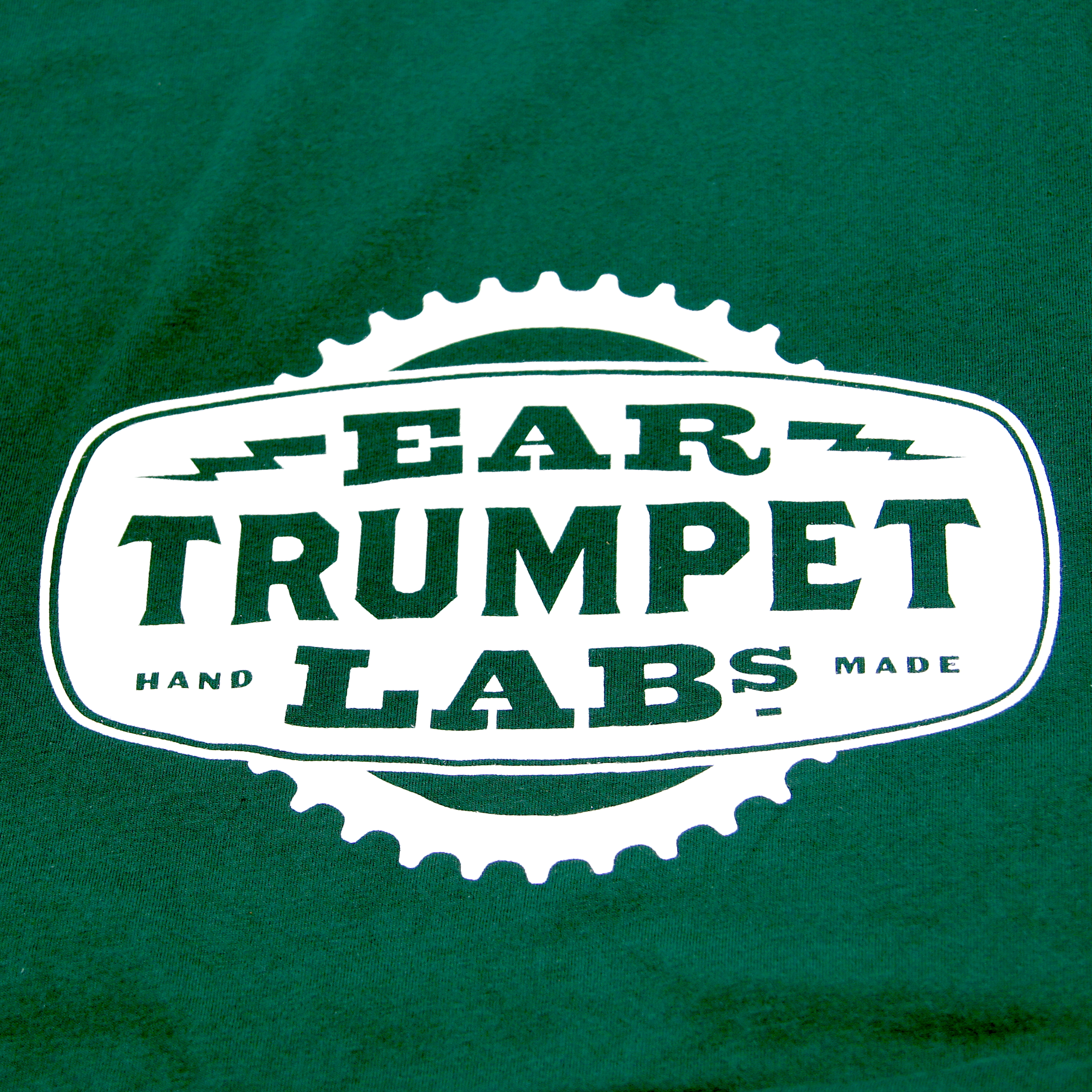 Ear Trumpet Labs T-Shirt mit Logo grün XL