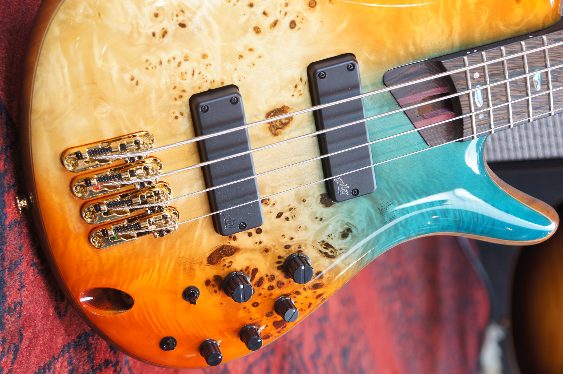 IBANEZ Premium SR 4-Str Autum Sunset Sky, incl. Gigbag