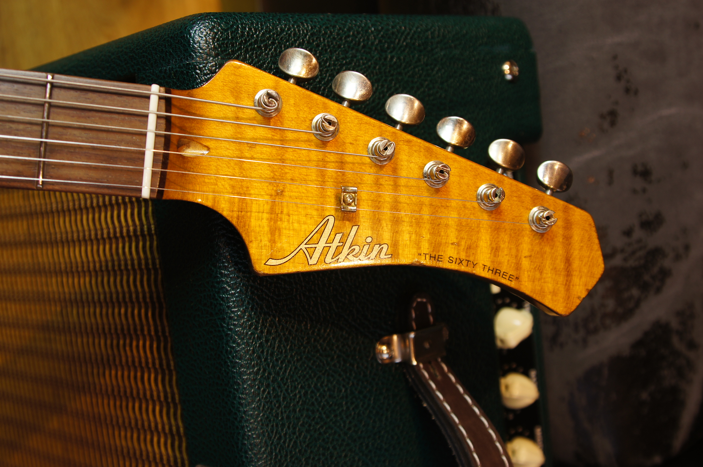 Atkin Electric S-63 The Sixty-Three aged Nitro Sonic Blue