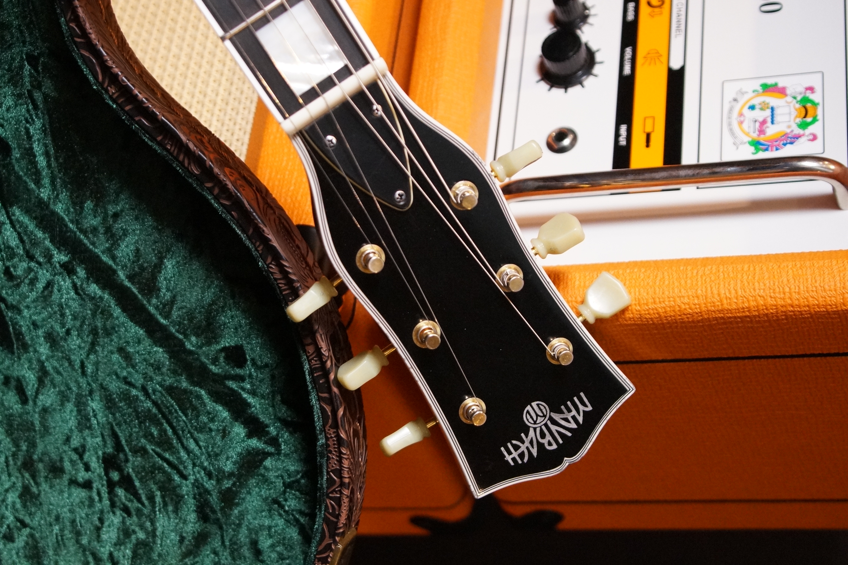 Maybach Lester Black Velvet '54 Custom P90 Bigsby B7 Aged