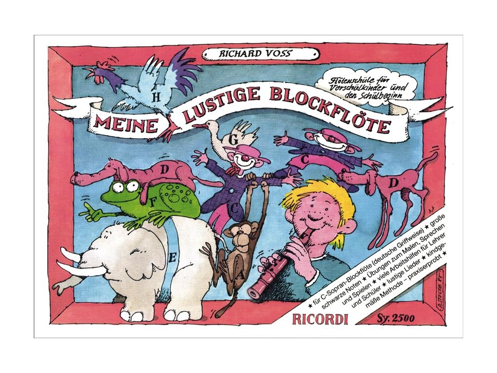 Meine lustige Blockflöte - deutsche Griffweise