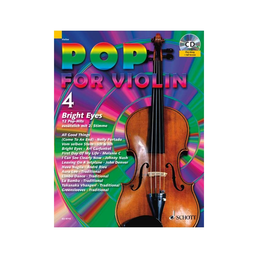 Pop for Violin 4 - Bright eyes - 12 Pop Hits