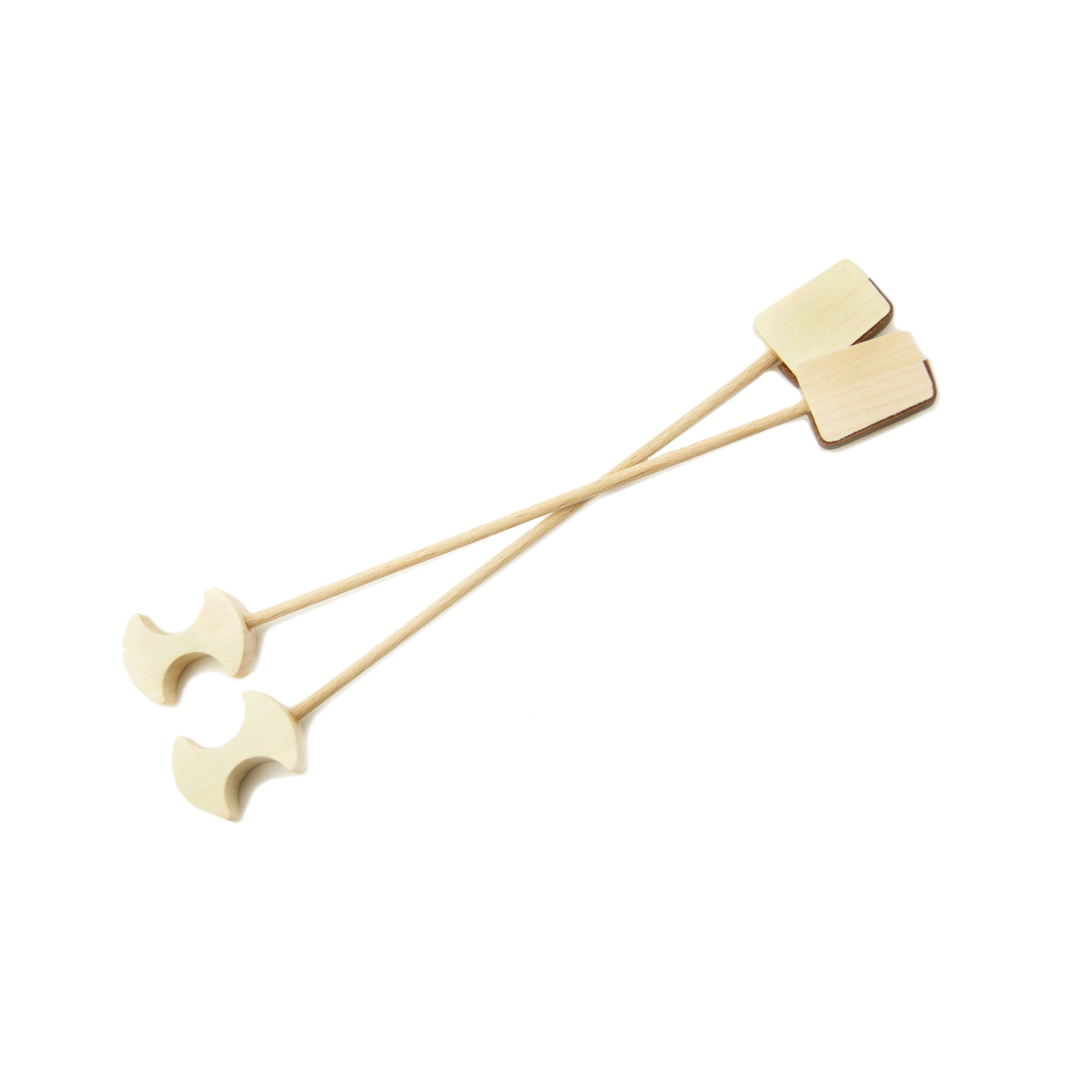 Strübel Hackbrettschlägel für Kinder Leder/Holz