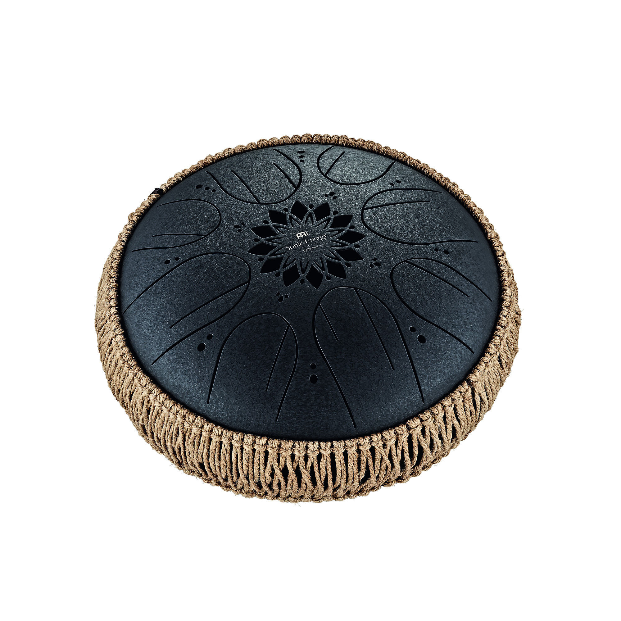 MEINL Sonic Energy Medium Octave Steel Tongue Drum, Schwarz, H Moll (432 Hz), 8 Töne, 10" / 25 cm