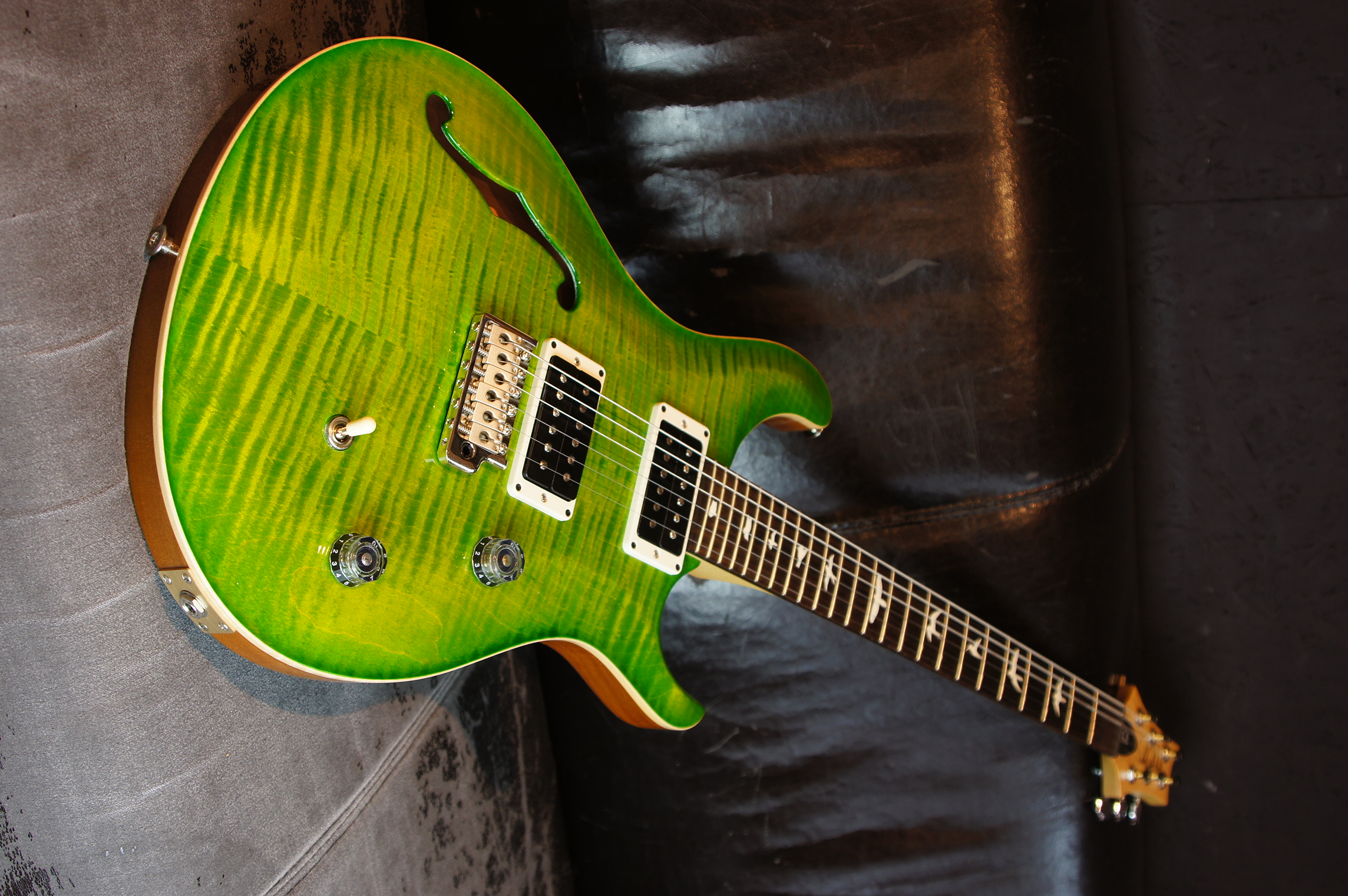 PRS CE 24 Semi Hollow ER - Eriza Verde