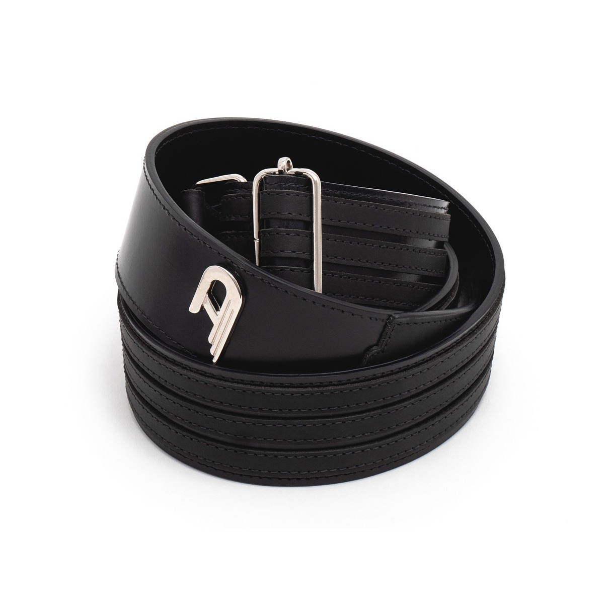 Duesenberg Gitarrengurt 3-Step Strap Custom Stripes Black/Black