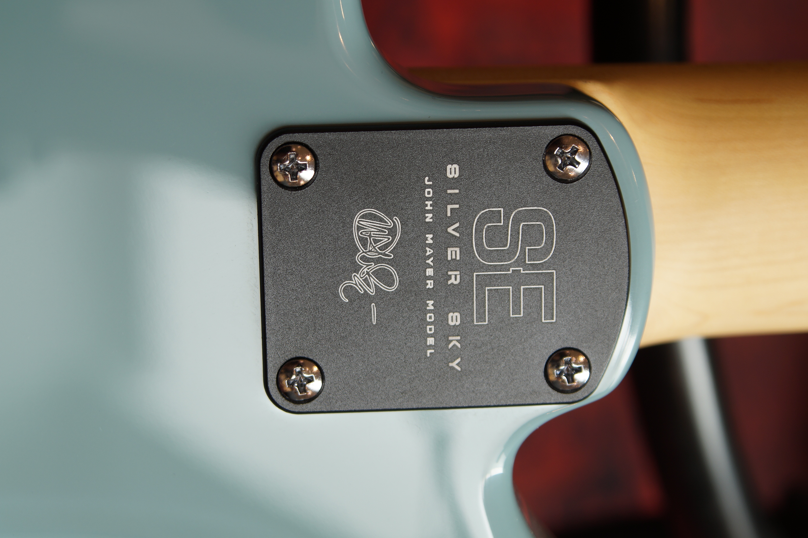 PRS SE Silver Sky Maple Stone Blue