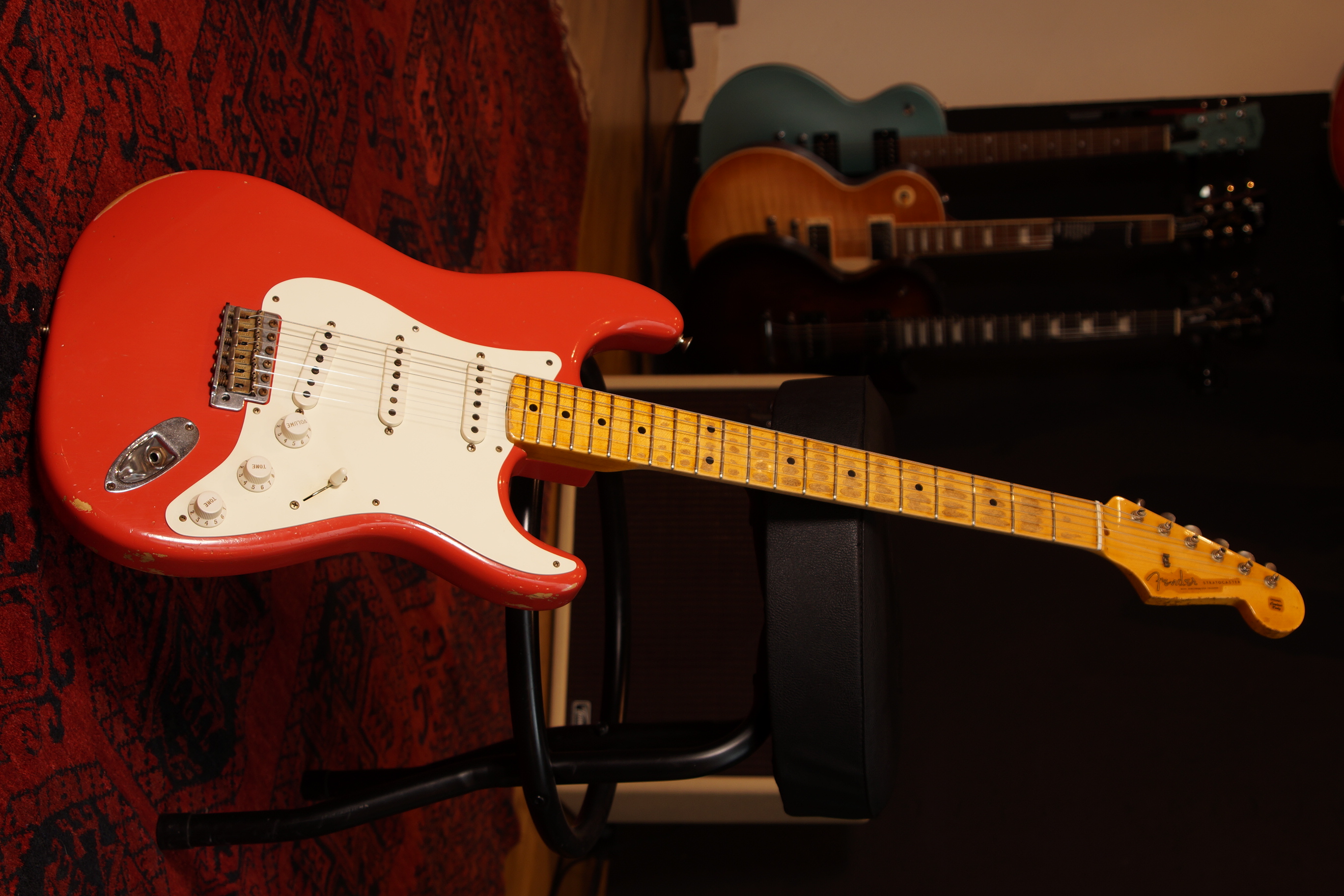 Fender Custom Shop Stratocaster 1956 Fiesta Red Relic BJ.2013 Gebraucht