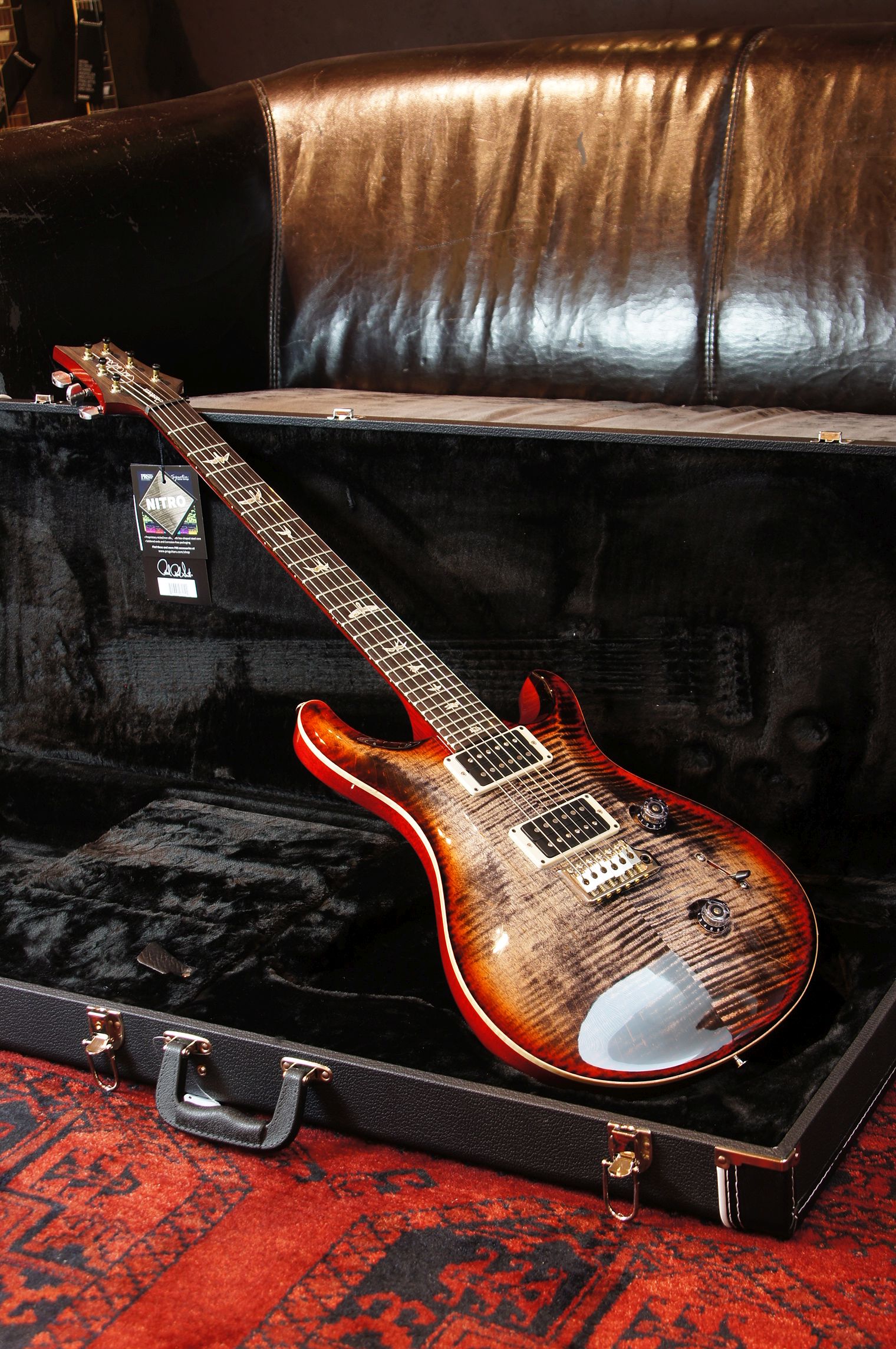 PRS Custom 24 CY Thin Gen III 85/15 Charcoal Cherryburst