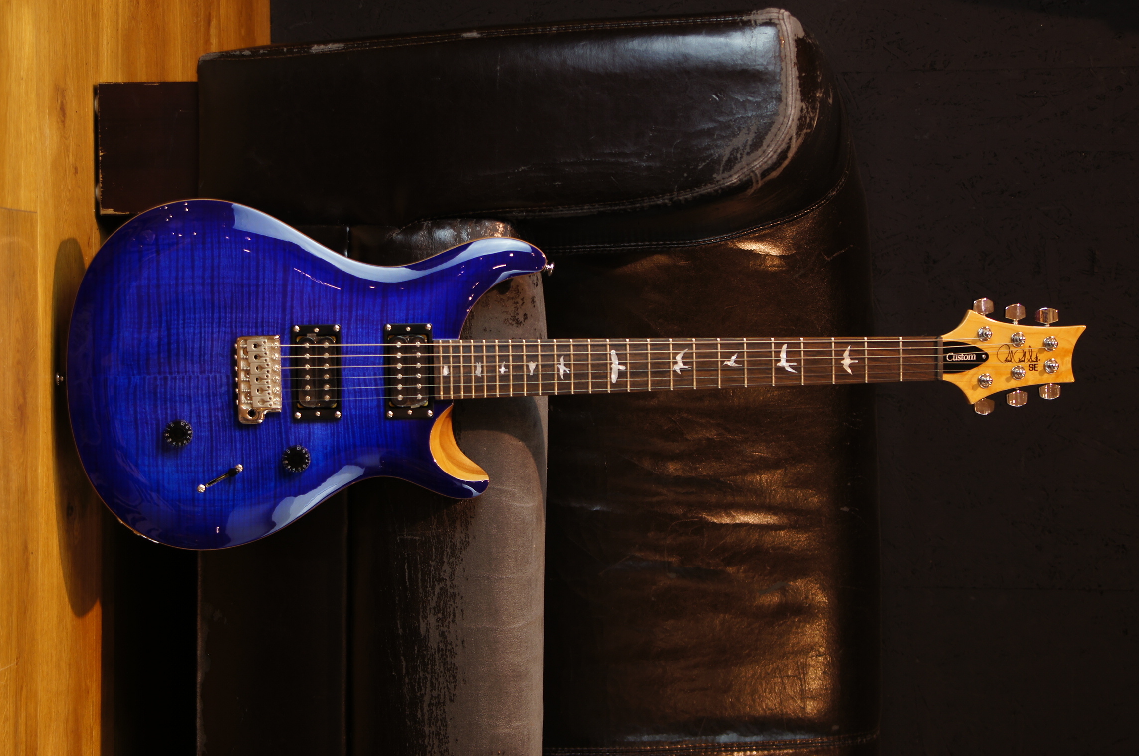 PRS SE Custom 24 - Faded Blue Burst
