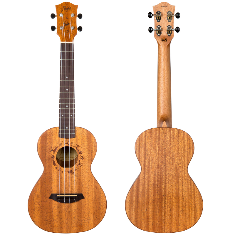 Flight Ukulele DUT 34 EQ MAH/MAH mit Tasche