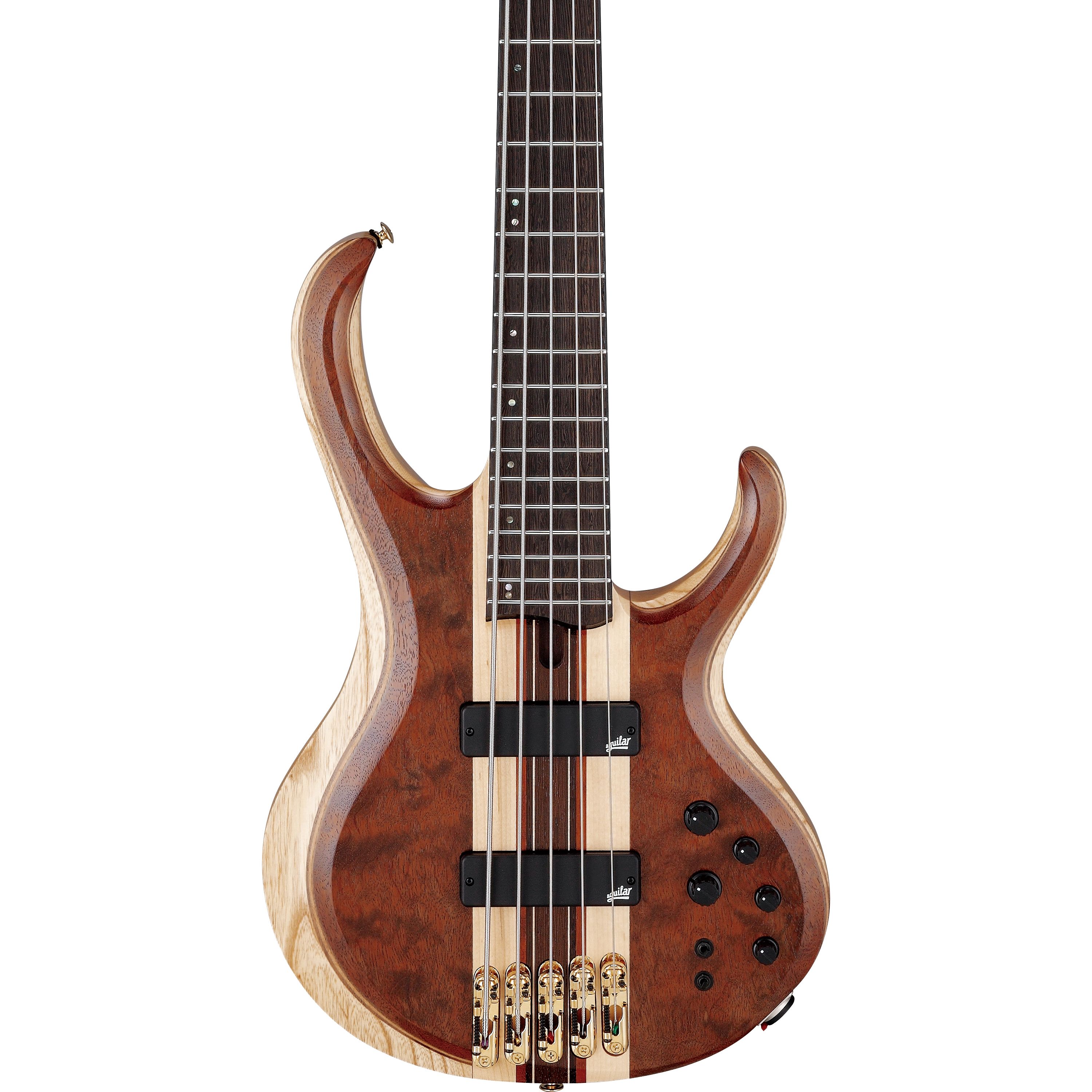 Ibanez BTB1835NDL Premium Serie E-Bass 5 String Natural Shadow Low Gloss + Tasche B-Stock