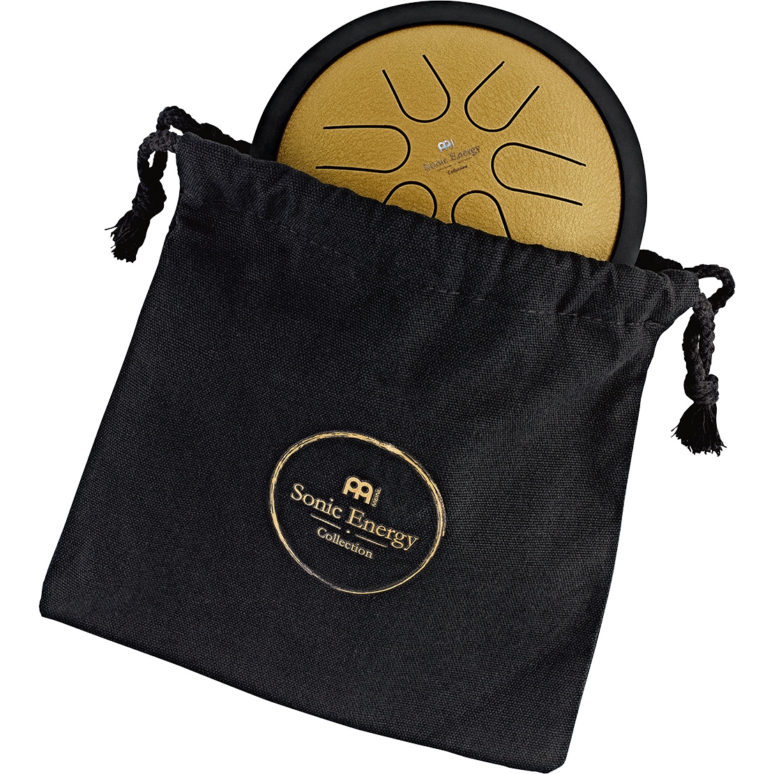 MEINL Sonic Energy Mini Steel Tongue Drum - B Major - Gold