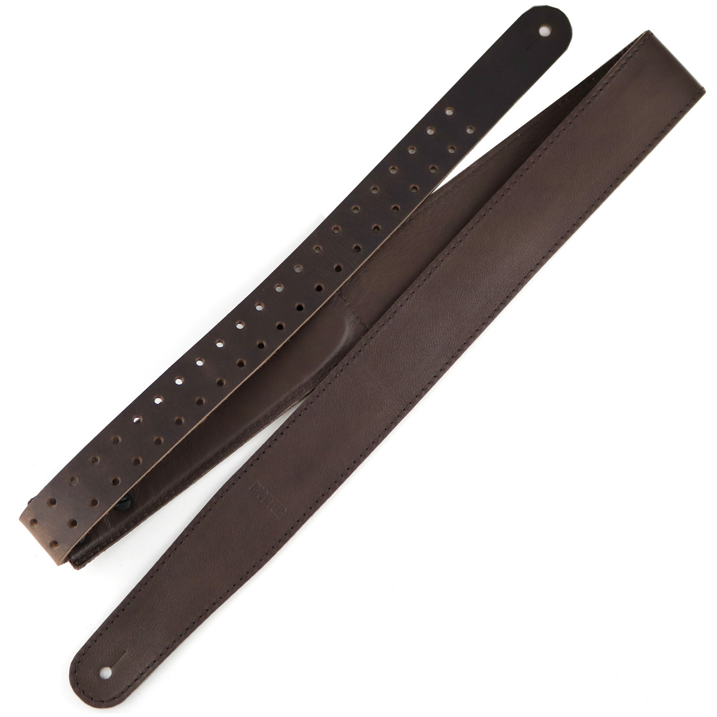 Richter Gitarrengurt 1548 Raw IV Nappa Brown