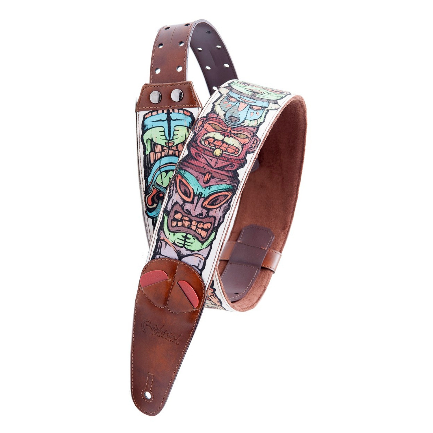 RightOn! Gitarrengurt MOJO TIKI White