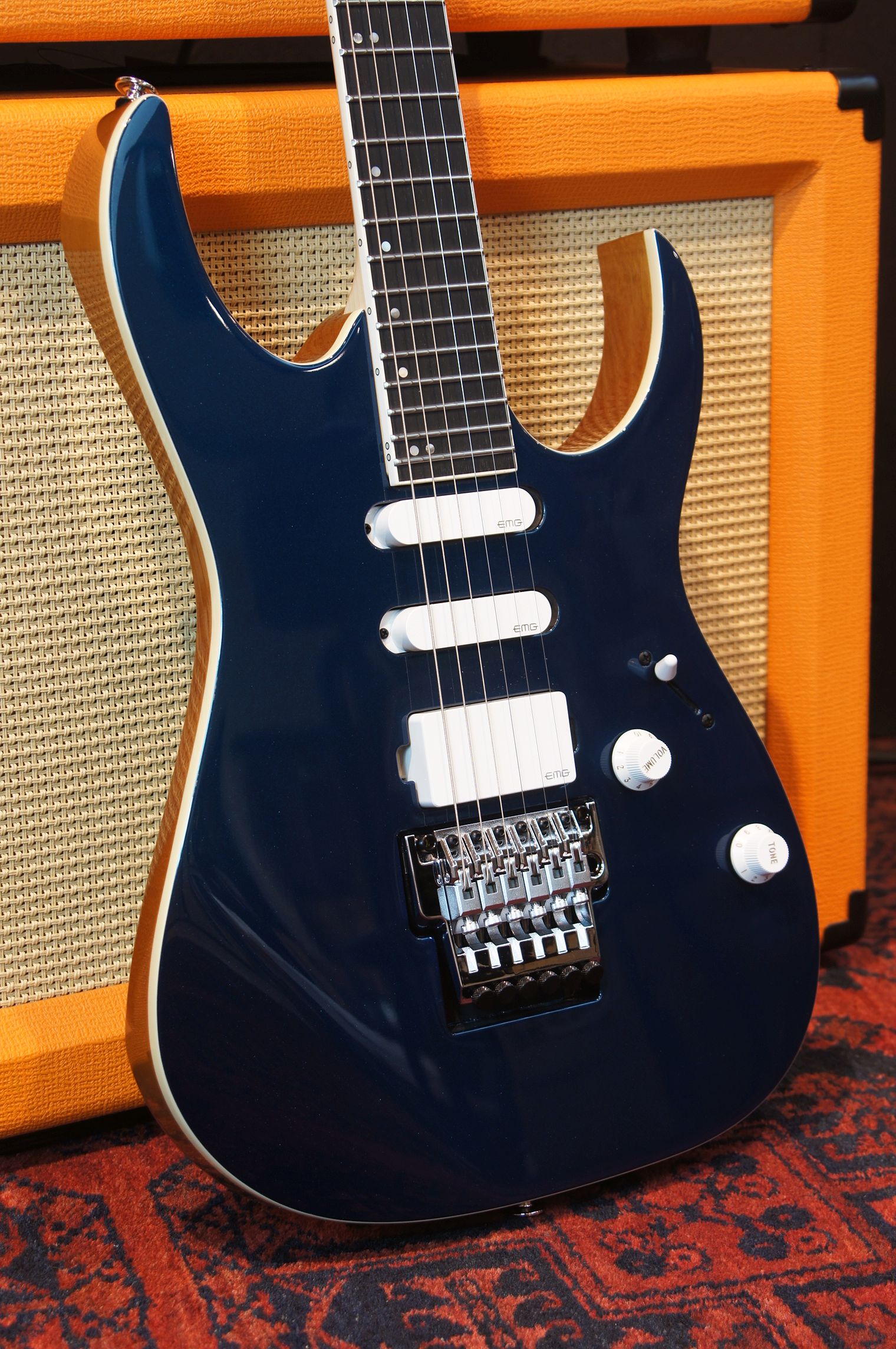 IBANEZ Prestige RG5440C-DFM E-Gitarre 6-String - Deep Forest Green Metallic + Koffer