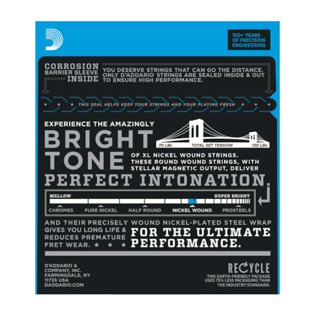 D'Addario EXL120 Nickel Wound, Super Light, 9-42