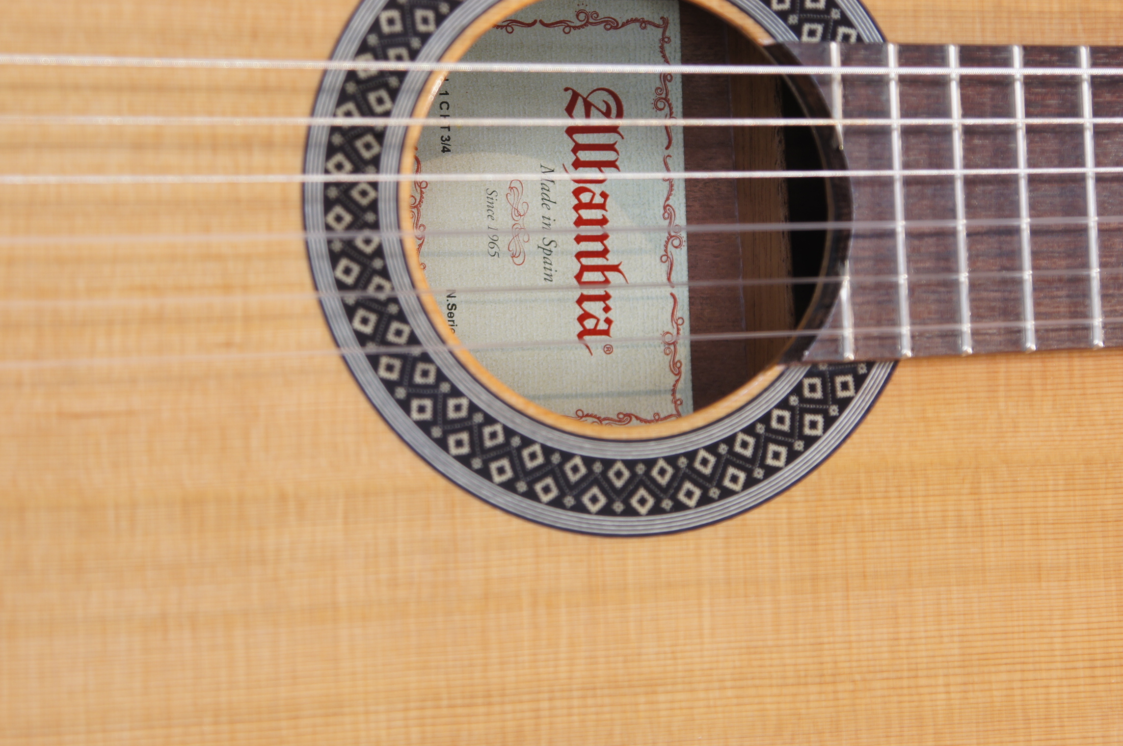 Alhambra 1C HT 3/4 Kindergitarre mit Tasche