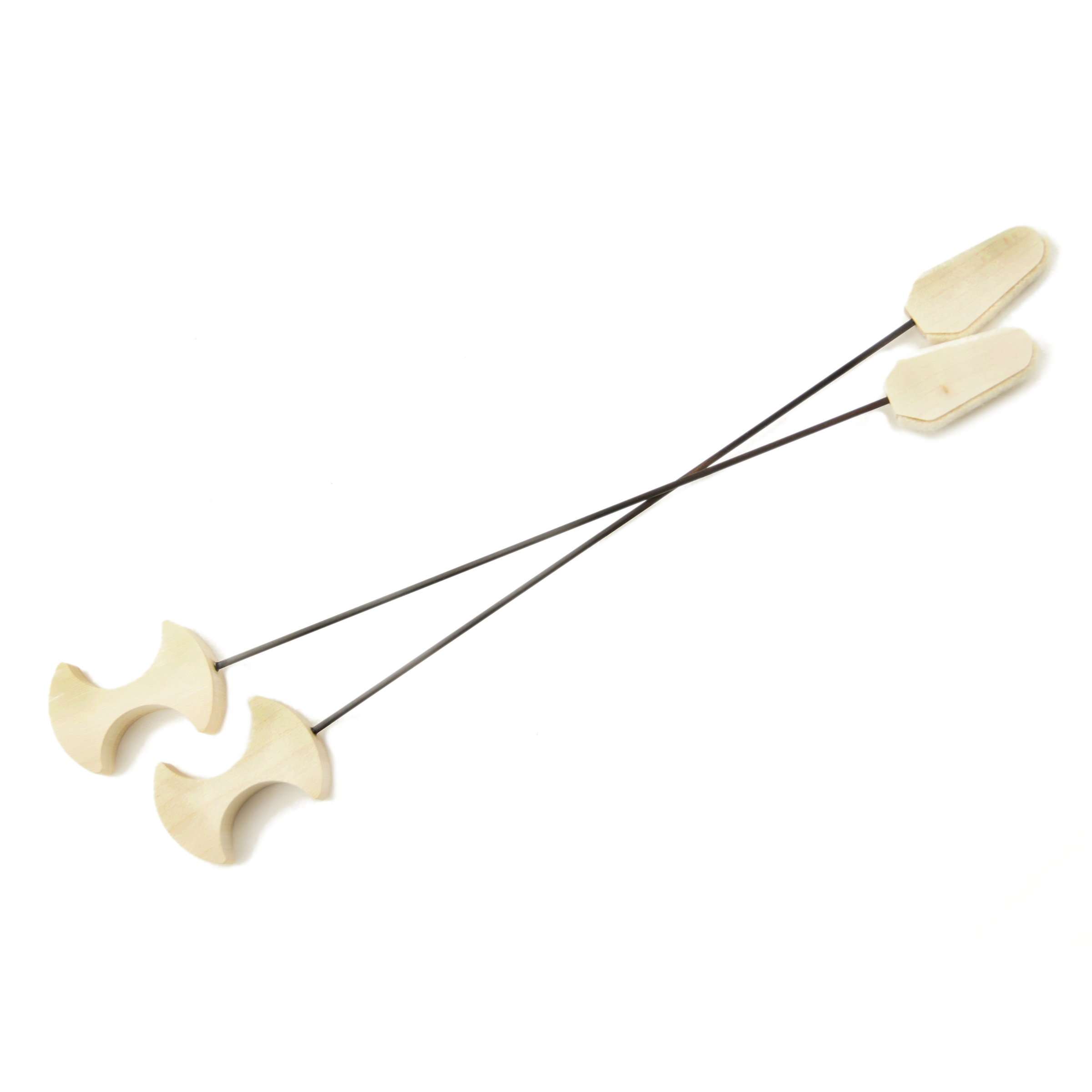 Strübel Hackbrettschlägel Carbon 1,5mm Filz/Holz