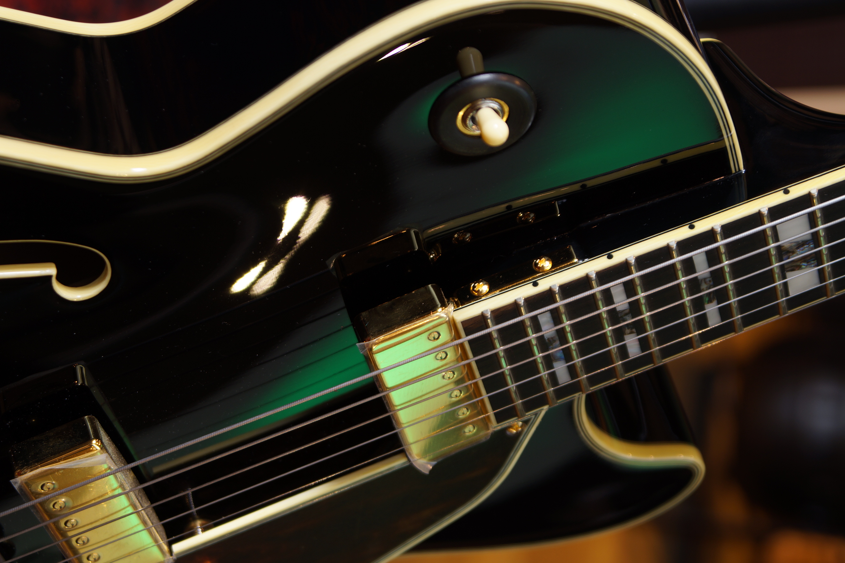 IBANEZ George Benson Signature Hollowbody Gitarre 6-String - Black + Koffer