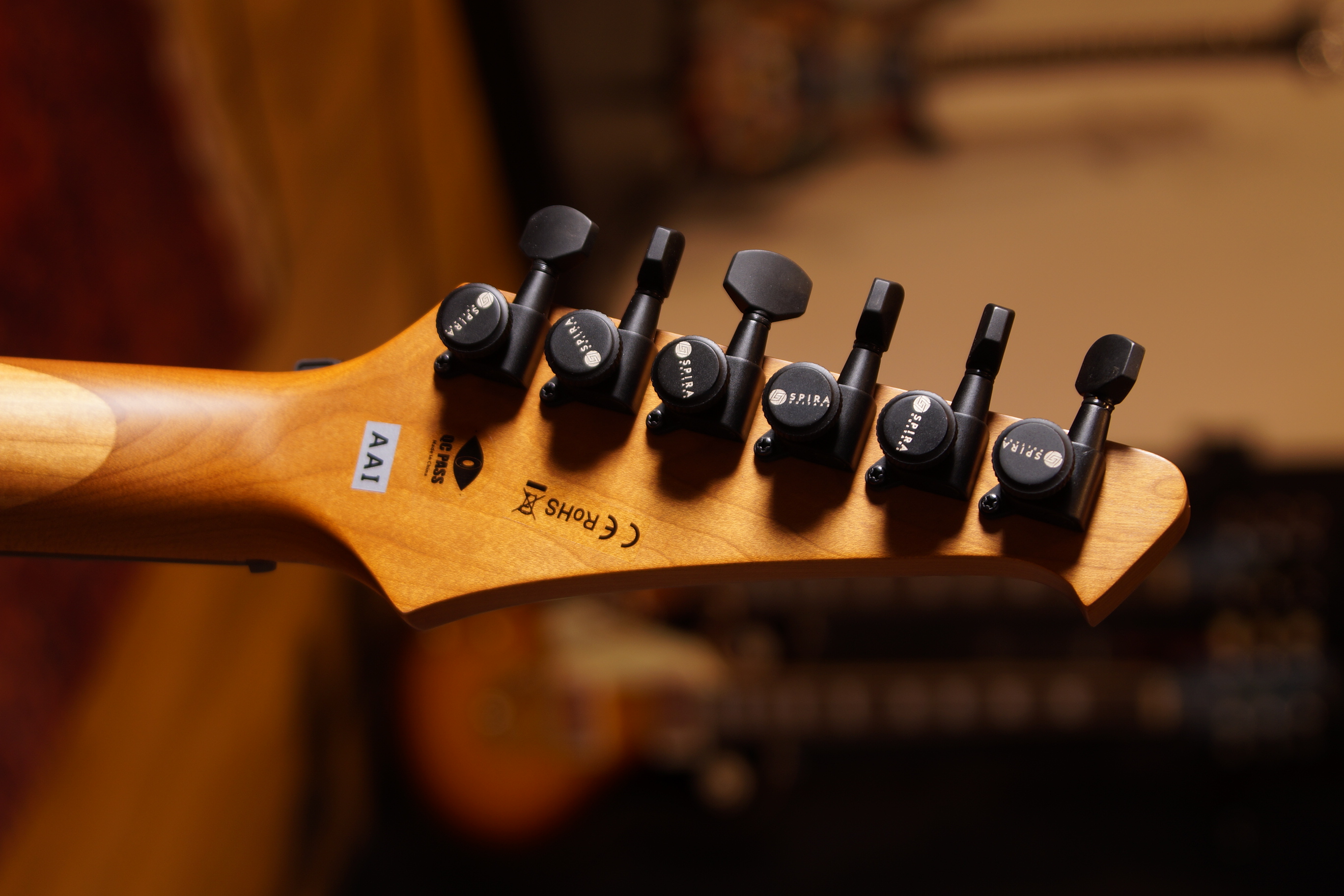 SPIRA Guitars V-500 TPP E Transparent Purple