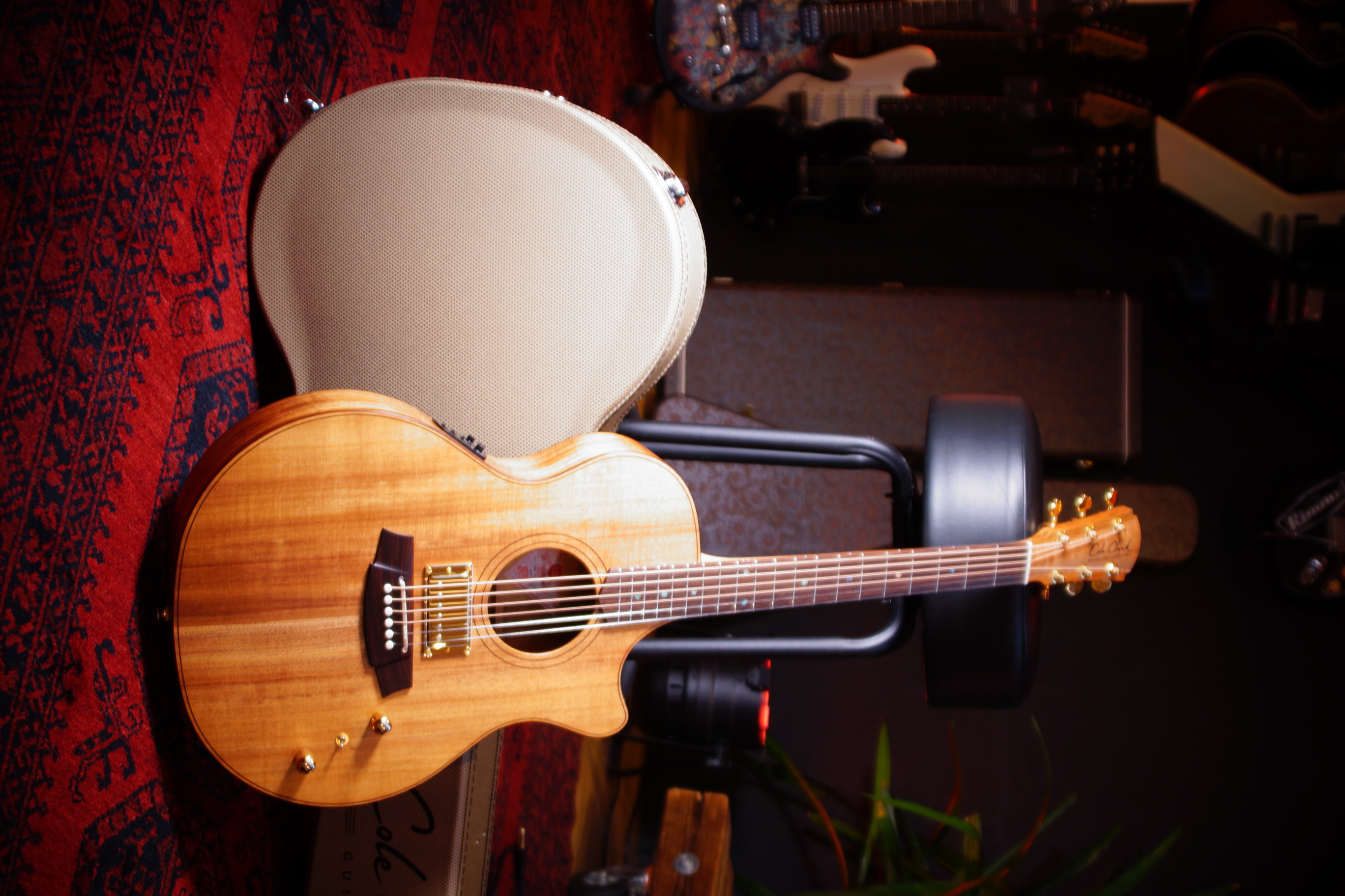 Cole Clark TL2EC-BLBL-AE-HUM True Hybrid Thin Line Grand Auditorium