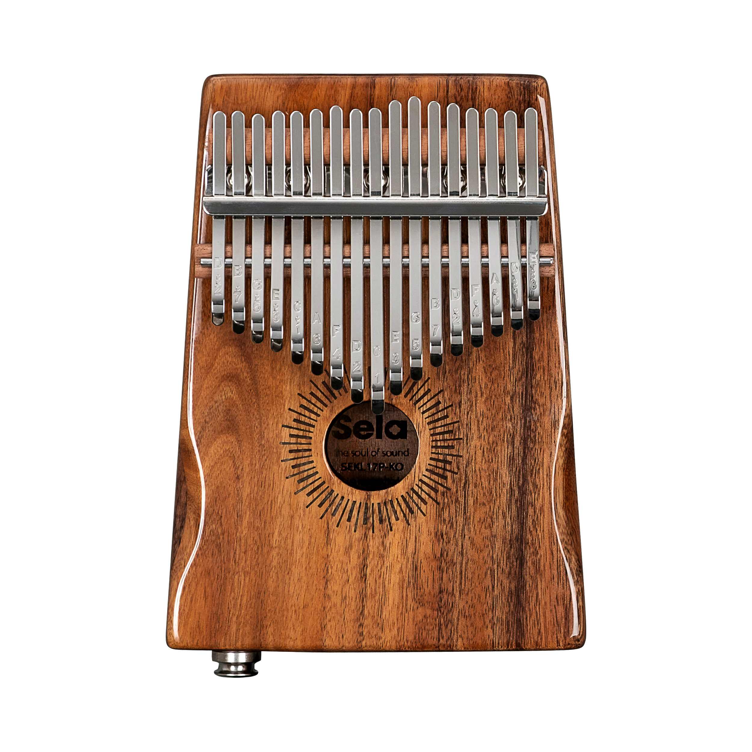 Sela Kalimba 17 Koa mit Tonabnehmer