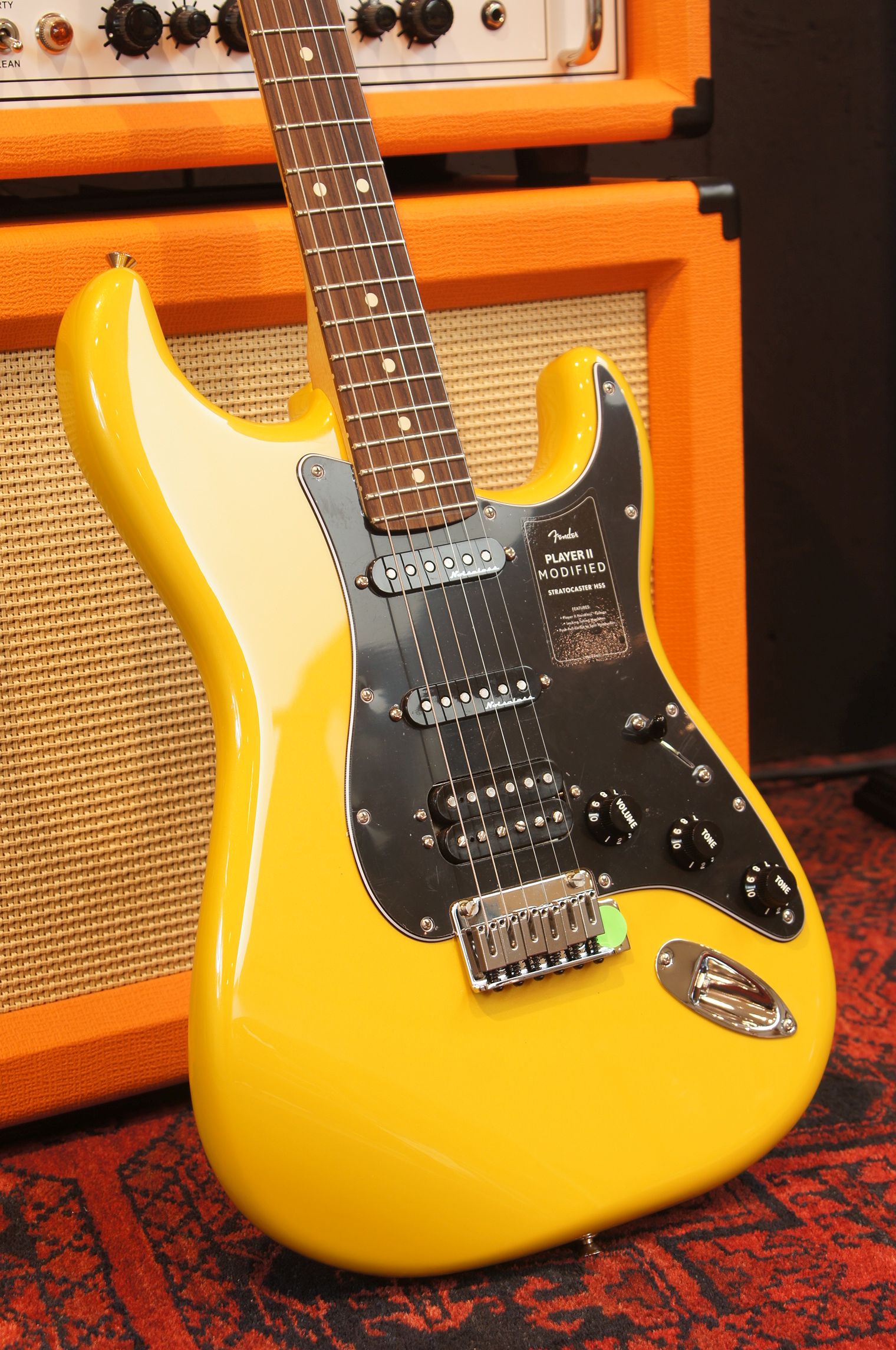 Fender Player II Modified Stratocaster® HSS, Rosewood Fingerboard, Sunshine Yellow